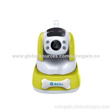 IP Camera/Baby Monitor with 1/3-inch Color CMOS Sensor